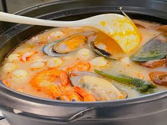 糟粕醋海鲜锅-香香海南菜餐厅