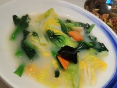 鱼汤浸杂菜-寻味顺德·顺峰山庄(大良店)