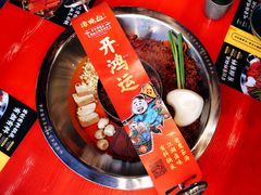 谭血鸭红锅底-谭鸭血老火锅(漳州路店)