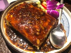 蘑菇酱拌芝士豆腐-上楼私房菜(院士路店)