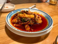 泡菜炒鱿鱼-쌍화점 霜花店·朝鲜族料理(徐家汇店)