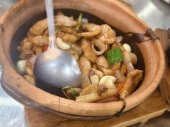 啫啫猪颈肉-鹤睦鱼生·啫啫煲·海鲜(保利百合店)