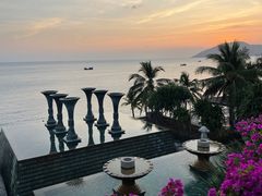 -日落吧·海景咖啡厅·餐酒吧·鸡尾酒·下午茶·乐队表演·浪漫夕阳·三亚文华东方酒店