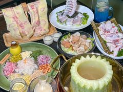 -得意咚瓜·顺德鱼生·冬瓜盅火锅