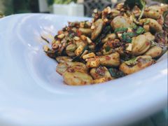 折耳根拌胡豆-月圆霖特色农家乐