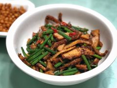 韭菜花牛肚-恋拐子油爆虾·家常菜