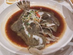 清蒸多宝鱼-国人川菜(李家村建东街店)