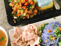 -蝶豆花蓝面条