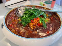 辣子韭菜蒜羊血-玉华宫宾馆·餐厅(铜川驻京办店)