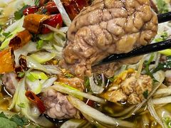 温拌脑花-尹掌柜曹州涮羊肉(西市场店)