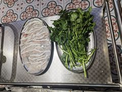 西洋菜（老广最爱）-楠波炭炉鸡煲馆(桥北店)