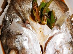 葱椒鲈鱼-绿茶餐厅(华联万柳店)