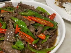 指天椒炒牛肉-好好滋味茶餐厅