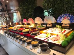 自助取餐区-威珀斯酒店·珀萃美食餐厅 | 海鲜刺身·现烤生蚝·特色烤肉