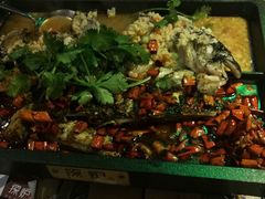 鸳鸯烤鱼-探炉·香辣豆花烤鱼(雄峰城店)