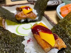 鹅肝芒果寿司-鳗道乐日本料理