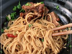 葱油拌面加红烧牛肉-上海为民商行清真饭店(南大路店)
