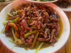 泡椒肉丝-人和水上飘(第一家店)