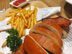 照烧鱿鱼配薯条-棒约翰比萨·意面(剑河店)