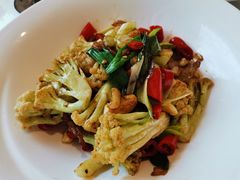 生炒有机菜花-月福京味斋·烤鸭店·北京菜(鼓楼总店)