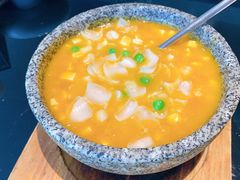石锅手拆蟹黄豆腐-宴南庭·闽味私房菜