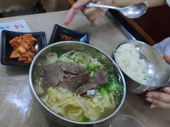 -吉林延边牛肉汤饭，大冷面