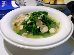 上汤皮蛋煮枸杞叶-百味馆·粤菜·湛江菜(后海花园店)