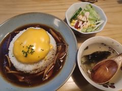 芝士牛肉汉堡咖喱饭-红小满休闲餐厅(十全街店)