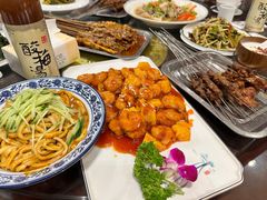特色碳烤羊肉串-老兰家传统烧烤炒菜泡馍(小南门店)