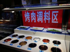 自助调料区-韩京炭火烤肉自助料理(柯桥万达店)
