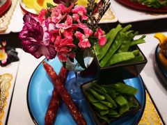 -海派美食·家宴海鲜青岛菜·石锅鲽鱼头(东方城店)