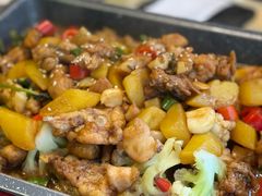 双椒紫苏牛蛙-意卡菲·欢乐聚会餐厅(华侨店)