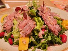 低温牛肉芒果柚子沙拉-祖母的魔法厨房(爱琴海黑金店)