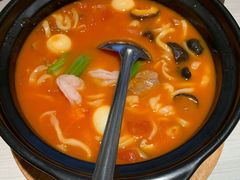 番茄汤牛肉剪刀面-九毛九西北菜(番禺万达店)