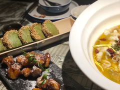 雪花糖醋里脊-绿茶餐厅(乐峰广场店)