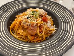 拿坡里香肠肉酱意面-露露家咖啡店