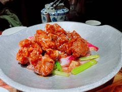 蒜香蜜汁排骨-绿茶餐厅(昌平悦荟店)
