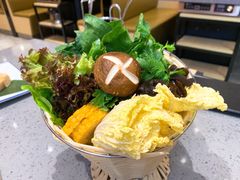蔬菜拼盘-羊来顺冰煮鲜羊铁锅烀羊肉(八卦岭店)