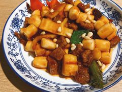 松子牛肉炒年糕-兔爸私家小厨(新北万达店)
