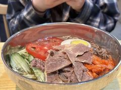 -吉林延边牛肉汤饭，大冷面