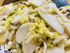 小白菜炒年糕-黄阿姨锅贴大王(万航渡路店)