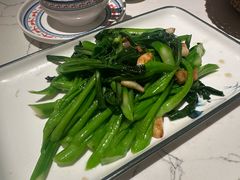 猪油渣生炒菜心-老友王·南宁特色菜(金汇如意坊店)