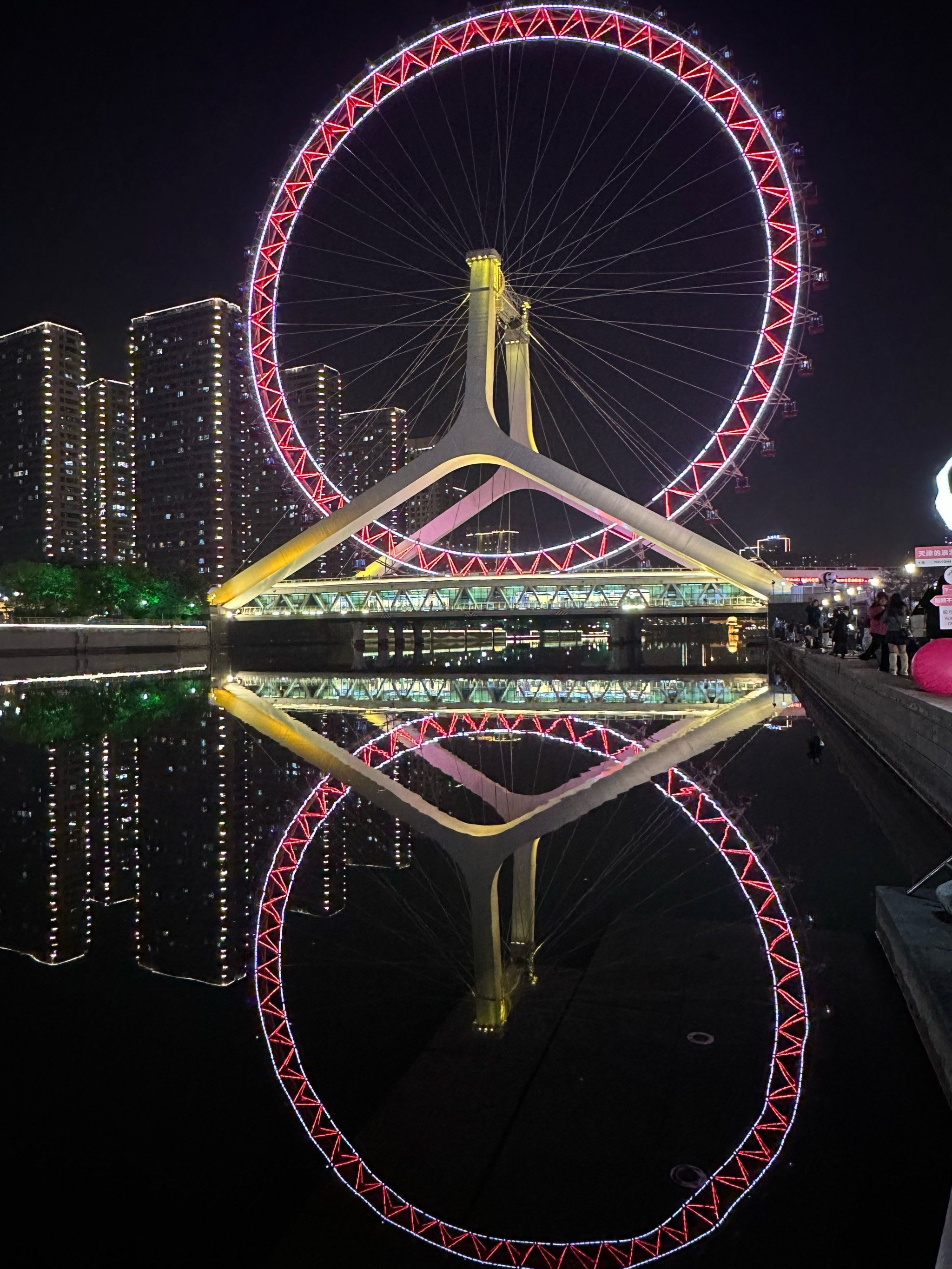 天津之眼摩天轮果然很好看