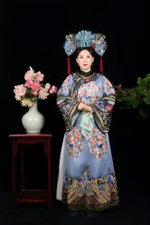 -后宫·古装汉服京剧儿童亲子全家福摄影