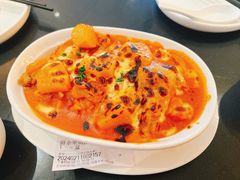 鲜杂果焗猪排饭-新旺茶餐厅•早餐(迪士尼小镇店)