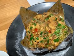 火焰豆腐包-朵朵开素食餐厅(后宰门街店)