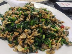 花甲螺肉炒韭菜-阿水土鸡(远光店)