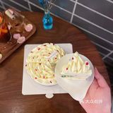 青梅➕茉莉奶油做的蛋糕🍰真是太太太好吃了