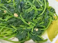 蒜蓉炒番薯叶-老字号德记烧腊饭店·海鲜加工