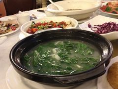 鸡汤浸菜叶-金河半岛园林酒家(金融城店)
